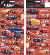 Disney Cars 2 - Stickers - 2 Stickervellen - Extra grote stickers