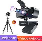 Essager C3 fullHD webcam, privacy cover, tripod en USB-C adapter