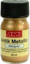 Antiek Metallic Donkergoud 30ml