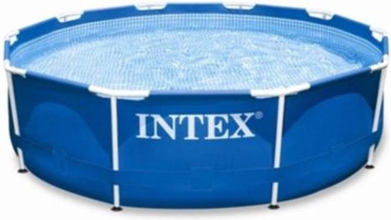 Verlammen Wiskunde Refrein Intex 28200 - Metal Frame zwembad - 305cm diameter x 76cm hoog - Zonder  filterpomp | bol.com