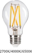 LED E27-A60-Filament - 7 Watt - 3-Stap-CCT - 810Lm