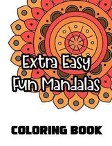 Extra Easy Fun Mandalas Coloring Book