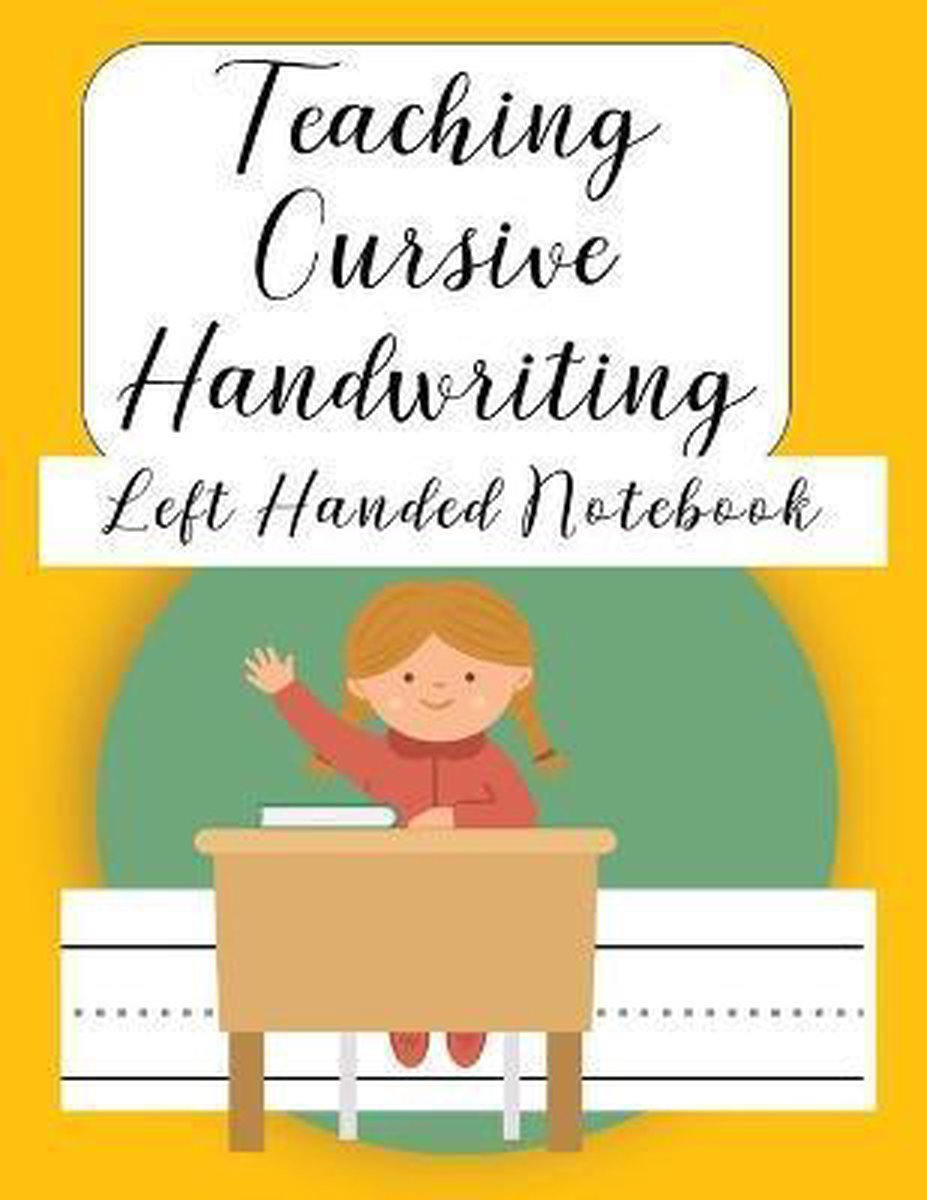 Teaching Cursive Handwriting Left Handed Notebook van Brilliant Homeschool Planners