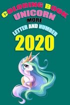 coloring book unicorn more letter and number 2020