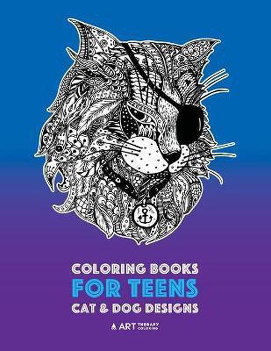 Coloring Books For Teens - cover