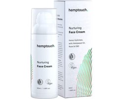 Verzorgende gezichtscrème met CBD van Hemptouch (50ml)