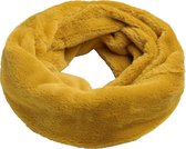 Faux fur col sjaal Furry Loop|Geel|Tube shawl|col sjaal|Nep bont