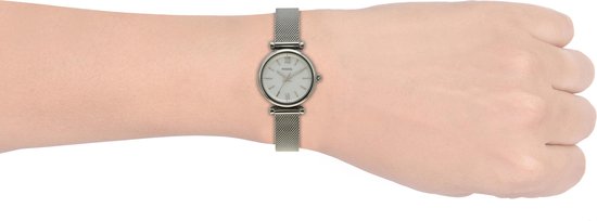 Fossil Carlie Mini Watch for Women, Quartz Movement with Stainless Steel or Leather Strap, Black : Fossil