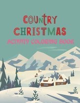Country Christmas Activity Coloring Book