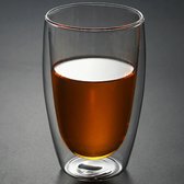 Theeglazen | Latte macchiato glazen | Dubbelwandige koffieglazen | Dubbelwandige theeglazen | Set van 6 stuks | 450 ml | Able & Borret