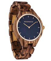 De officiële WoodWatch | Golden Sky | Houten horloge dames