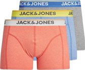 Jack & Jones Milton Boxershorts (3-pack)  Onderbroek - Mannen - roze/grijs/blauw