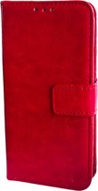 HEM hoes geschikt voor Samsung Galaxy S21 Rode Wallet / Book Case / Boekhoesje/ Telefoonhoesje / Hoesje Samsung S21 met vakje voor pasjes, geld en fotovakje