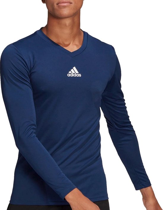 adidas - T- shirt Team Base - Blauw - Homme - taille L
