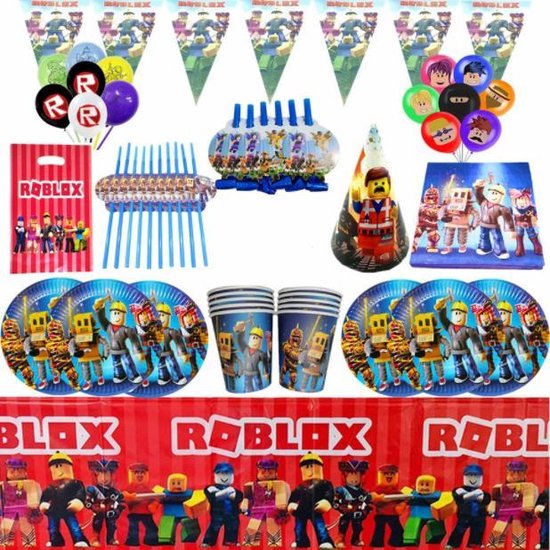 Décoration Roblox | ensemble d'anniversaire | Fête des enfants | bol