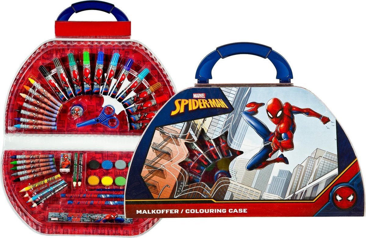 coffret comptines et figurines spiderman