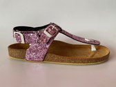 Kickers - Kick M.Andere Orthopedische k1 - Sandalen - Meisjes - Roze - Glitter 8 Roze