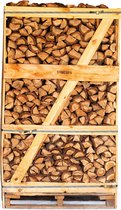 Haardhout eiken grote pallet | 700 kilogram | ovengedroogd brandhout voor open haard of hout kachel