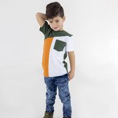 KMDB - Kids - Kinderen - T-Shirt Connect - Modern - Nieuw - Mode - Streetwear - Urban kaki