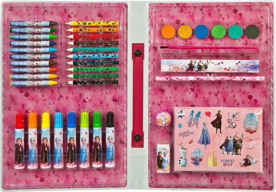 Crayons de Couleur Frozen, Assortiment 12 couleurs, Feutres de Couleurs  pour les Enfants Fête D'école, Fête D'anniversaire, un Cadeau de Noël :  : Fournitures de bureau