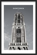 Poster Domtoren Utrecht A4 - 21 x 30 cm (Exclusief Lijst)