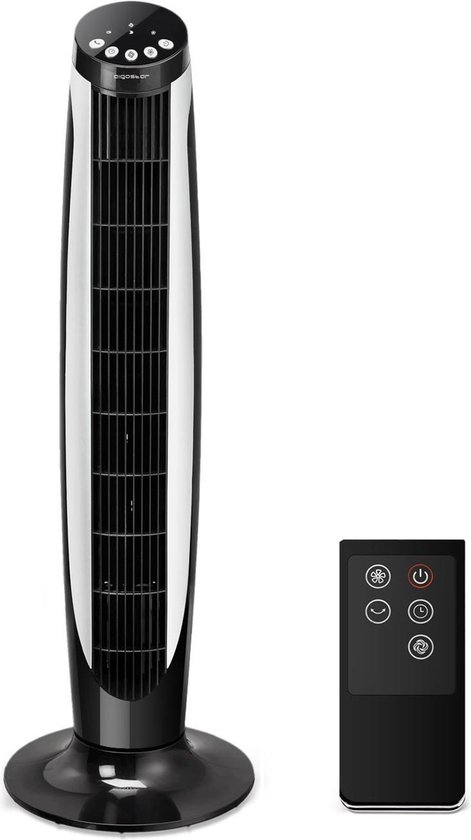 Aigostar Eiffel 33JTT - Torenventilator met afstandsbediening - Zwart |  bol.com