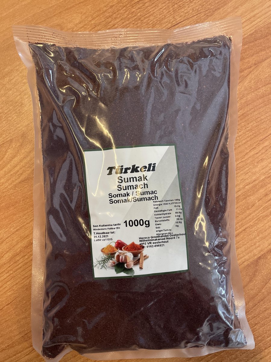 Sumac en Poudre 100g - Epice d'Or, Acidulée et Équilibrée, 100