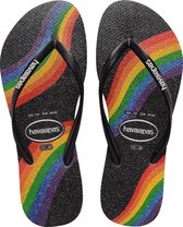 Havaianas Slim Pride Dames Slippers - Black - Maat 35/36