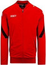 Robey Robey Counter Sportjas - Maat 140  - Unisex - rood - zwart