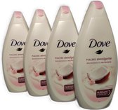Dove Purely Pampering - Shower Gel - Pampering Kokosmelk & Jasmijnblaadjes - voordeelverpakking 4 x 500 ml