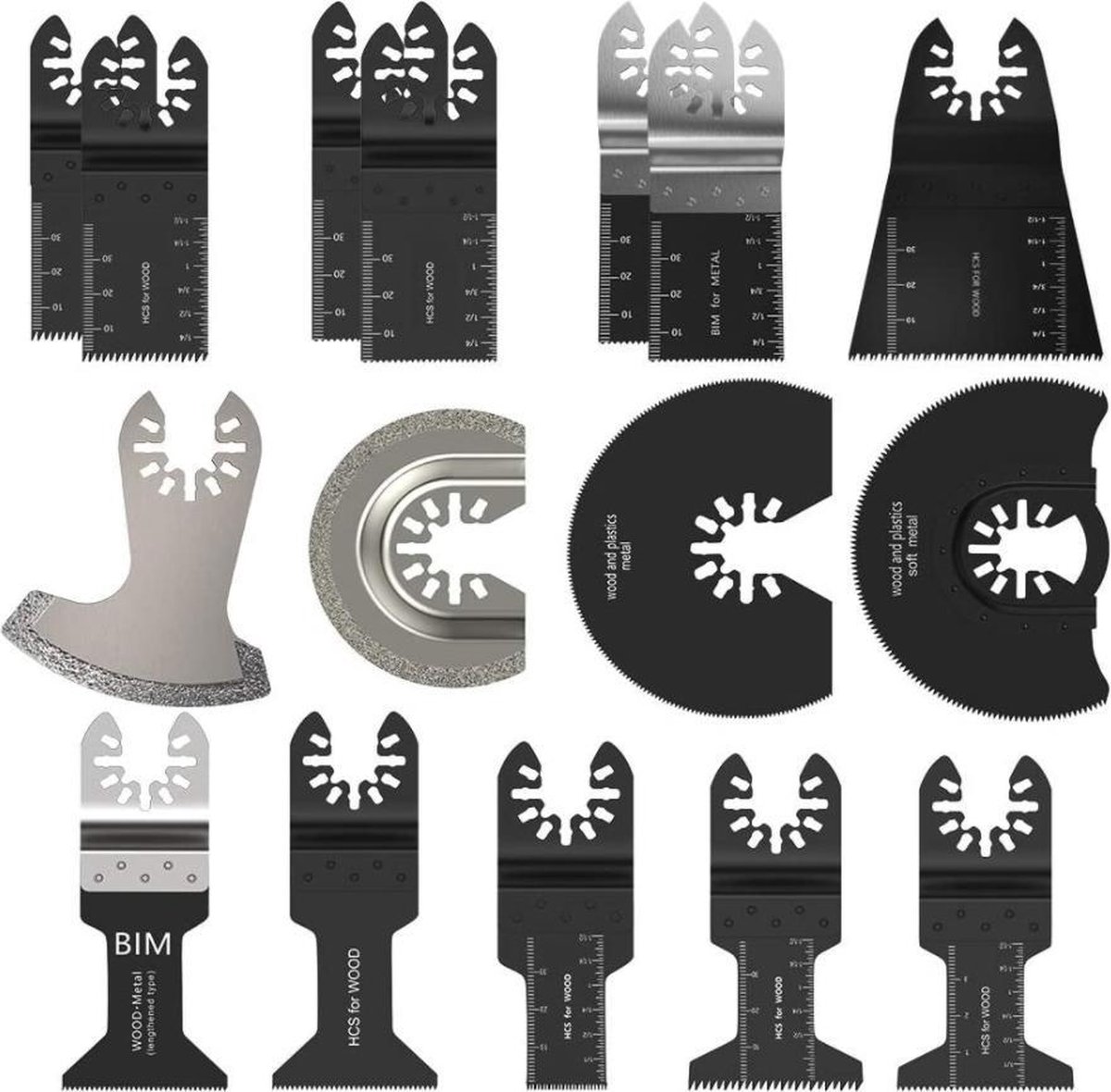 Accessoireset Multitool Oscillerend Zaagbladen Set Universeel