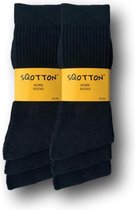 6 paires de Chaussettes de travail SQOTTON travail - Heavy - Zwart - Taille 43-46