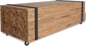 Medina Salontafel teakhout 110x45x35 cm