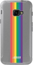 Samsung Galaxy Xcover 4 Hoesje Transparant TPU Case - #LGBT - Vertical #ffffff