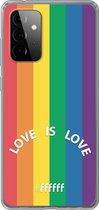 6F hoesje - geschikt voor Samsung Galaxy A72 -  Transparant TPU Case - #LGBT - Love Is Love #ffffff