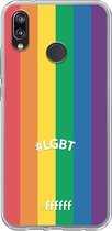 6F hoesje - geschikt voor Huawei P20 Lite (2018) -  Transparant TPU Case - #LGBT - #LGBT #ffffff