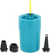 Froyak compacte opblaaspomp - voor op vakantie/kamperen - draadloos - trend 2021!