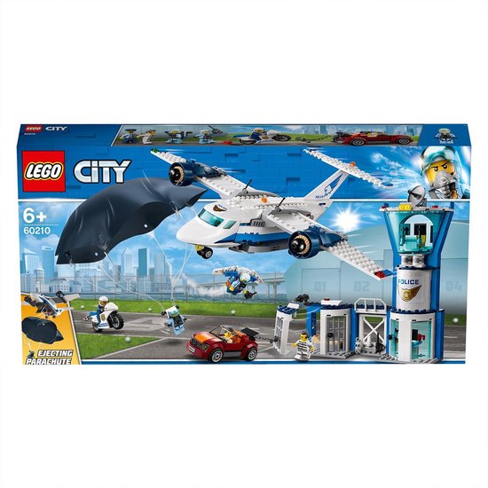 LEGO City La base aérienne de la police 60210 – Kit de construction (529  pièces) | bol.com