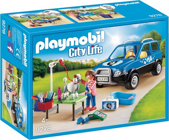 PLAYMOBIL Mobiel hondensalon - 9278