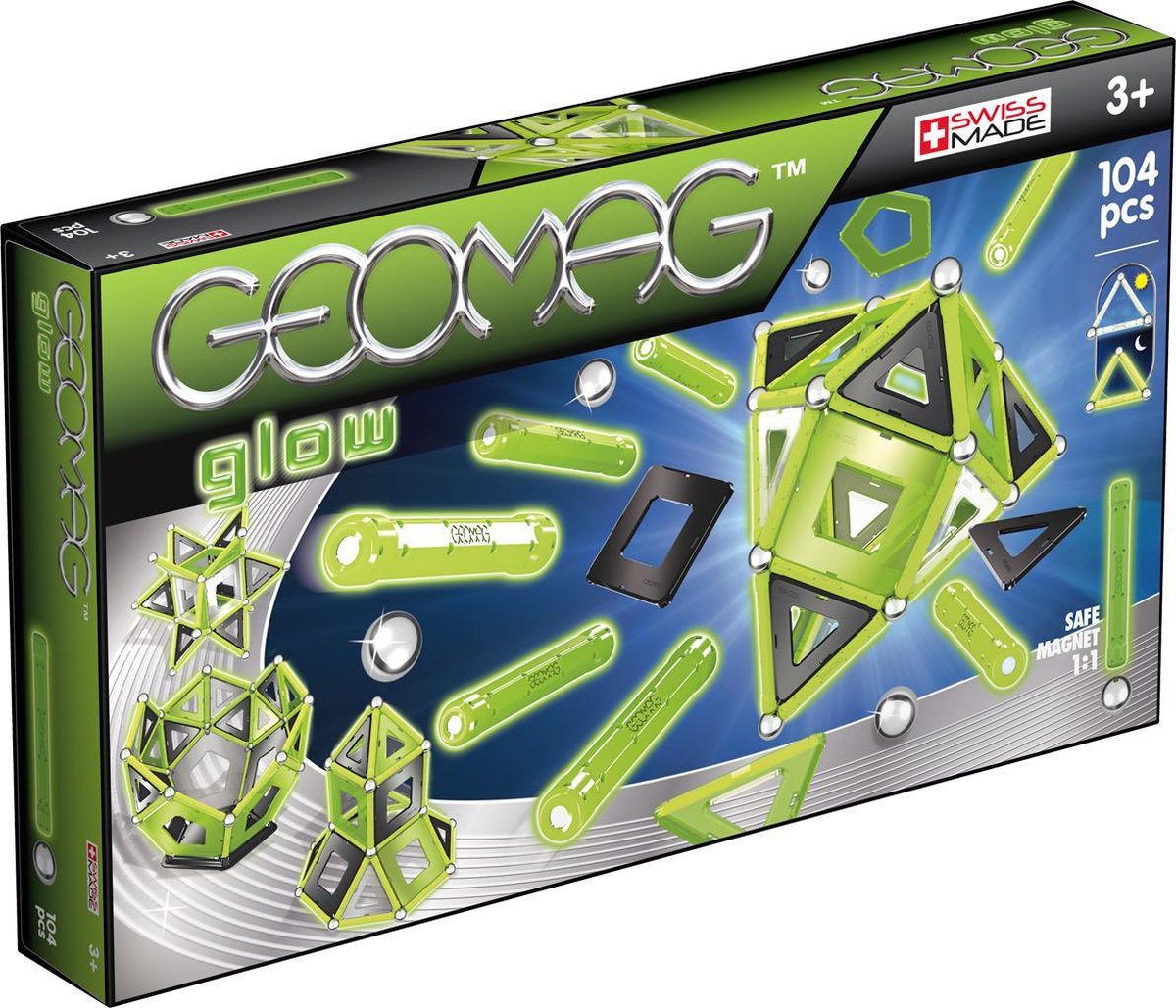 Geomag Glow 104-delige set