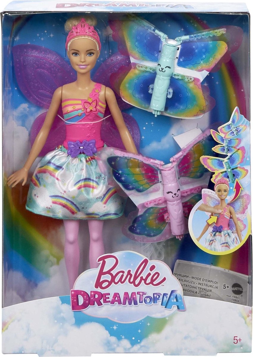 duurzame grondstof Specimen middag Barbie Dreamtopia Fee met Vliegende Vleugels - Barbiepop | bol.com