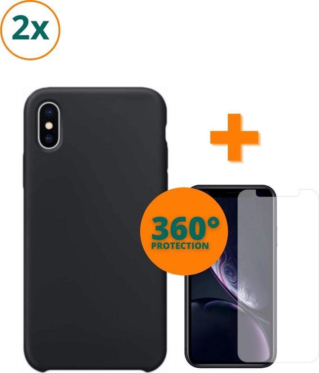 Fooniq Telefoonhoesje - Back Cover - Geschikt Voor Apple IPhone Xs - Zwart