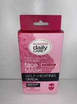 Face mask self- heating detox