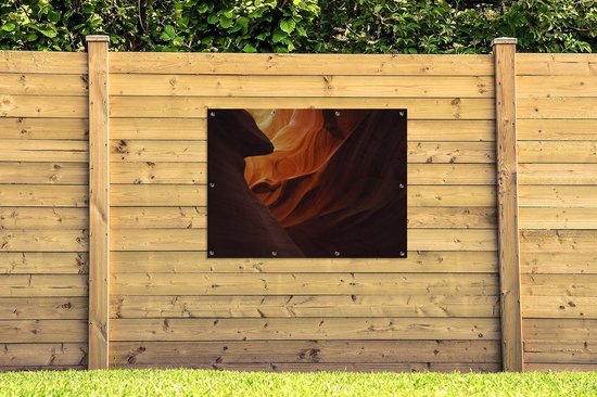 Affiche jardin - Toile jardin - Affiches jardin extérieur - Grotte Oranje - Posters de jardin cm - Jardin