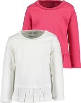 Blue Seven Meisjes 2 Pack Shirt - Maat 86