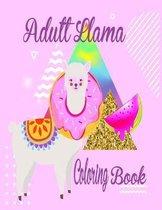 Adult Llama Coloring Book