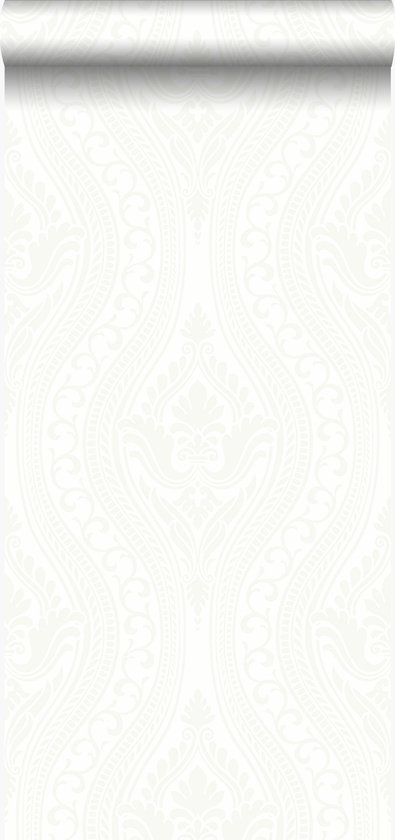Wit Behang Origin behang ornamenten gebroken wit - 346634 - 53 cm x 10,05 m | bol.com