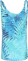 Cassis - Female - Top met tropische print  - Turquoise