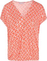 Cassis - Female - T-shirt met grafische print  - Koraal