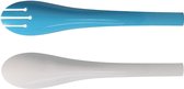 Cookut - slabestek - saladecouverts - blauw/wit - 30cm